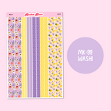 MK-99 | Lavender & Honey - Weekly Sticker Kit | Hourly & Vertical
