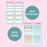 MK-90 | Coastal - Weekly Sticker Kit Sheets