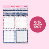 A5 Daily Planner Stickers | Blue Fable | MK-95