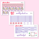 April 2024 Deluxe Budget Kit | 7x9, 8.5x11 & Petite Monthly Planner