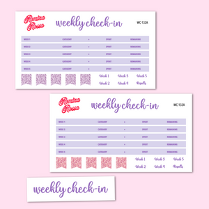 April 2024 Weekly Check In Kit | 7x9, 8.5x11 & Petite Monthly Planner