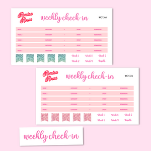 June 2024 Weekly Check In Kit | 7x9, 8.5x11 & Petite Monthly Planner