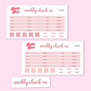 May 2024 Weekly Check In Kit | 7x9, 8.5x11 & Petite Monthly Planner