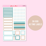 A5 Daily Planner Stickers | Coastal | MK-90