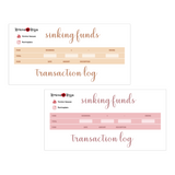 Sinking Funds Kit | 7x9, 8.5x11, & Petite Monthly Planner