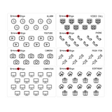 Foiled Icon Stickers (Volume 2) - Decorative Planner Stickers