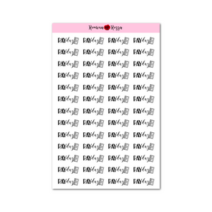 Payday Stickers - Decorative Planner Stickers